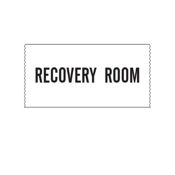 Nevs Printed Chart Tape - Recovery Room NT-84